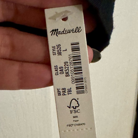 Madewell Black Northside Vintage Tee - Picture 3 of 4